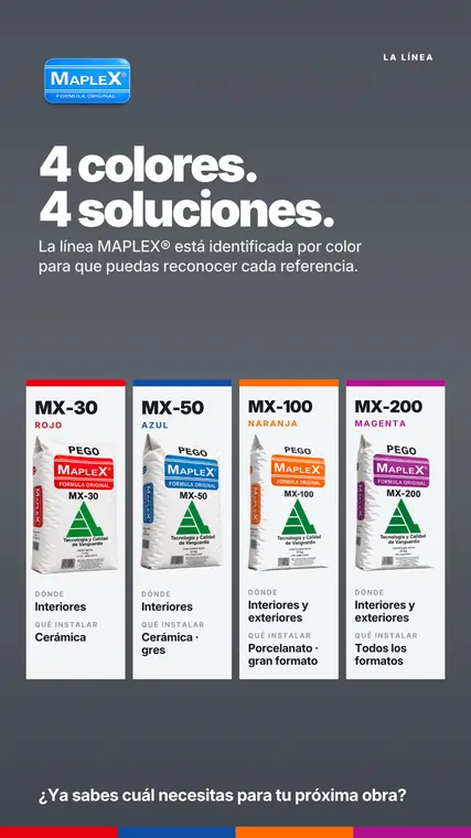 Promix · Maplex: cuatro colores, cuatro soluciones