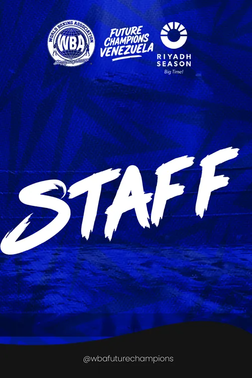 WBA Future Champions: credencial del staff